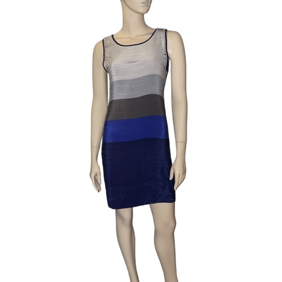 Rag & Bone Silk Layered Colour block Dress - Picture 5 of 10
